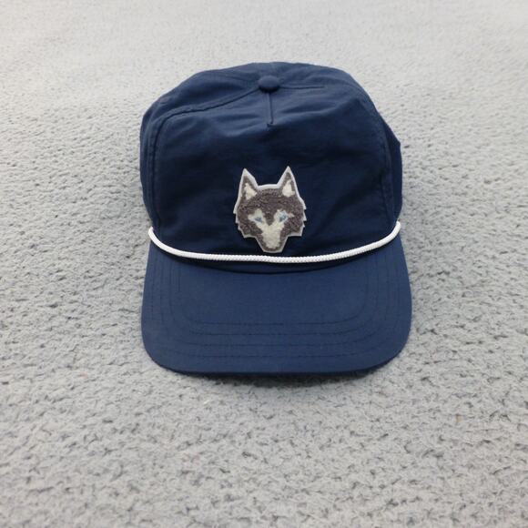Greyson Clothiers Hat Cap Mens Rope Snapback Golf Wolf Logo Blue - Picture 1 of 8